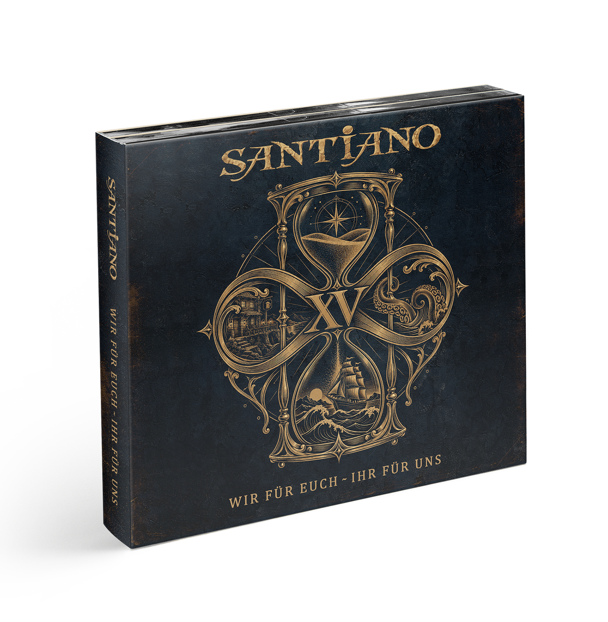 Santiano 15 Jahre Santiano: Wir für euch, ihr für uns“ Deluxe 2CD + T-Shirt Bundle 463305