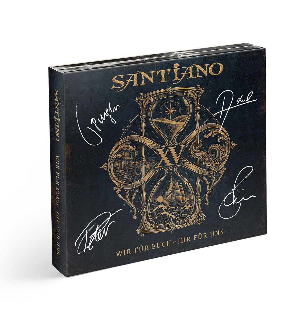 Santiano 15 Jahre Santiano: Wir für euch, ihr für uns“ Signierte Deluxe 2CD + DVD 463327